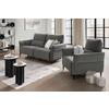 2-SITS SOFFA CAPE TOWN - mörkgrå/svart, Modern, metall/trä (200/98/93cm) - Mömax