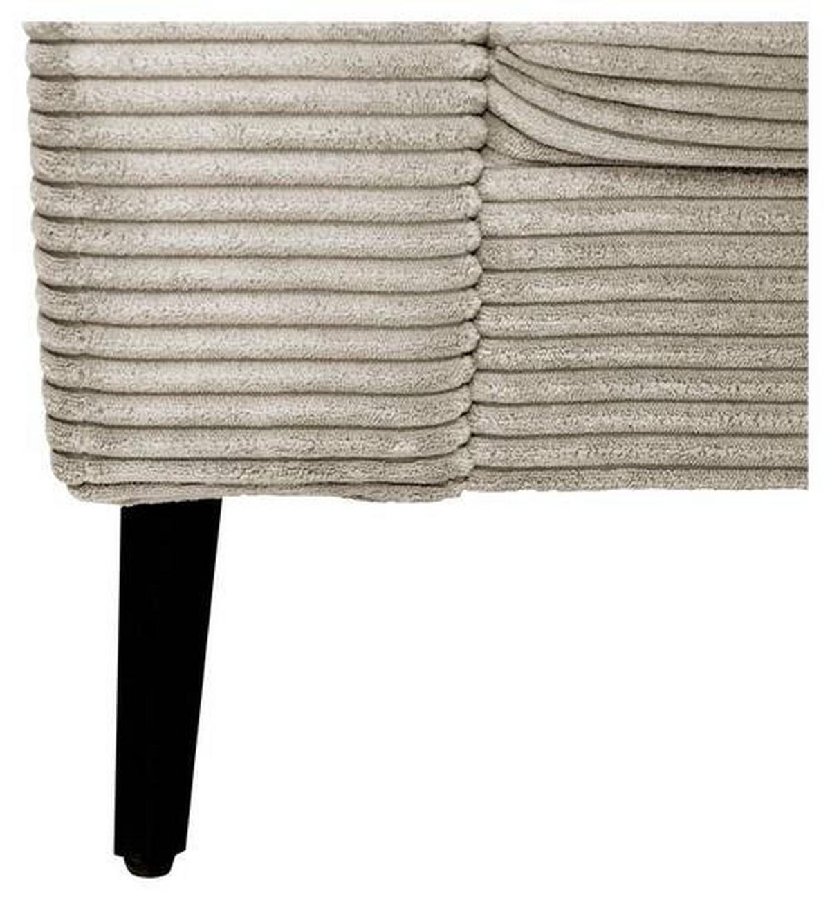 Tabure Cora - sivo-smeđa, Moderno, tekstil/metal (92/46/60cm) - Mömax