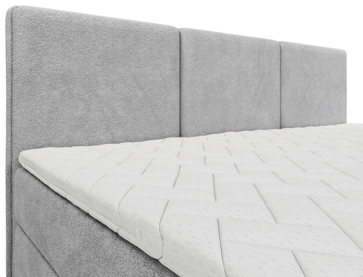 Familienbett Domino Combo II Grau ca. 240x200cm - Schwarz/Grau, MODERN, Holz/Holzwerkstoff (240/200cm) - MID.YOU