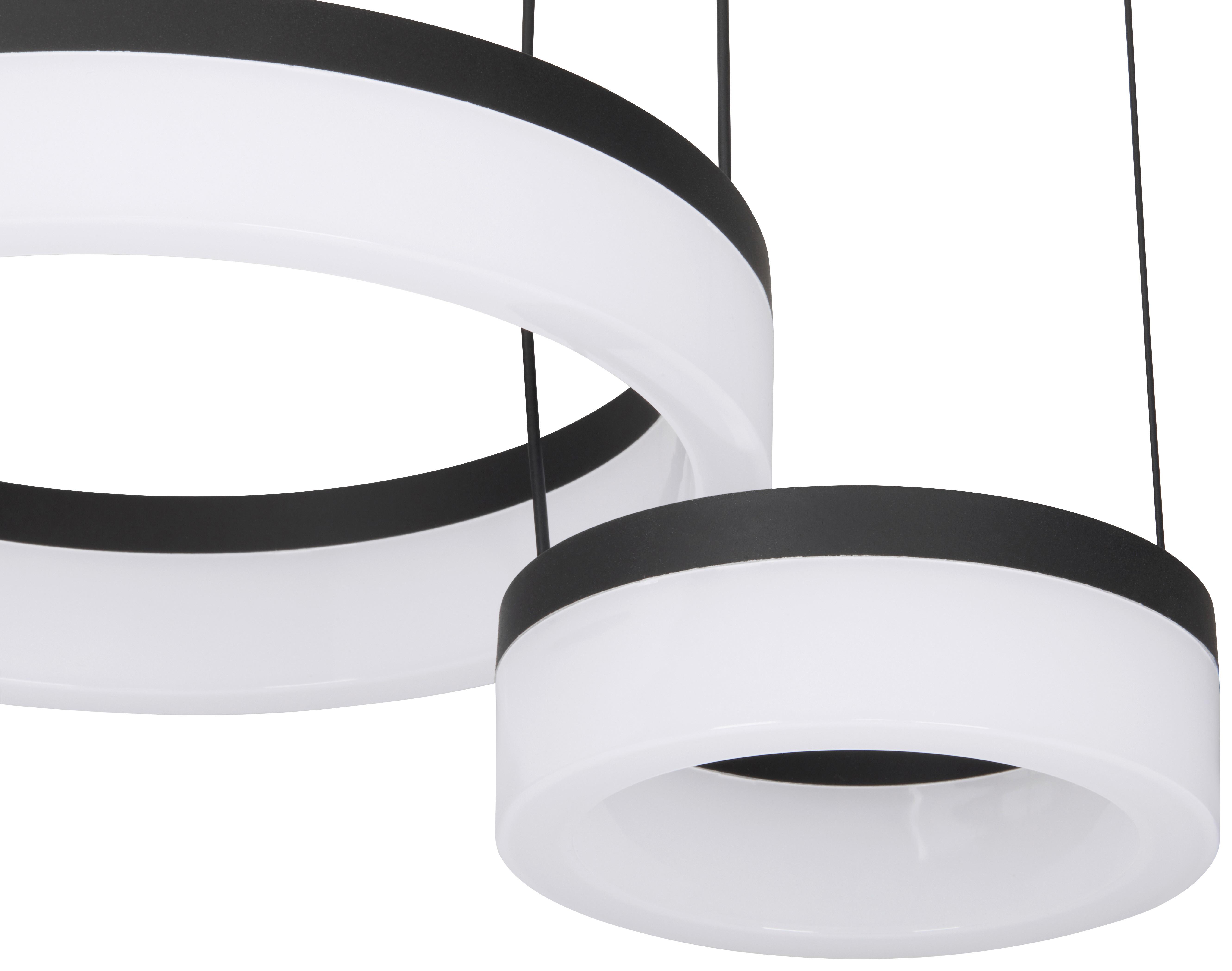 LED-HÄNGLAMPA GUTZI - svart, Modern, metall/plast (40cm)