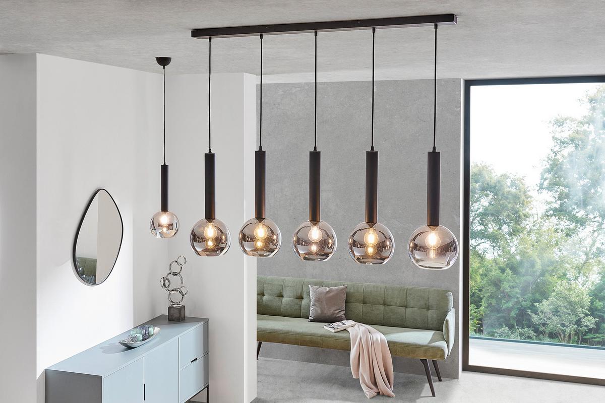 LAMPA WISZĄCA X30111032 HELSINGBORG - czarny, Design, metal (20/150cm) - Dieter Knoll