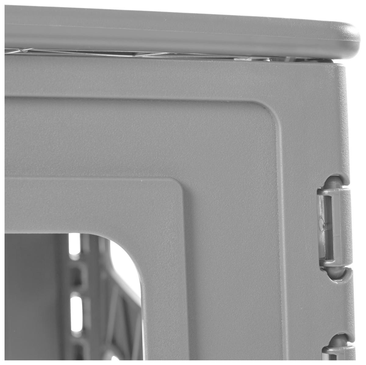 Campingtisch Timo Grau - Grau, KONVENTIONELL, Kunststoff (46.5/44.5/55cm)