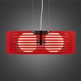 Pendelleuchte Lexi 2-flammig - Rot, MODERN, Glas/Metall (48/24/20cm) - Premium Living Pendelleuchte Lexi 2-flammig - Rot, MODERN, Glas/Metall (48/24/20cm) - Premium Living