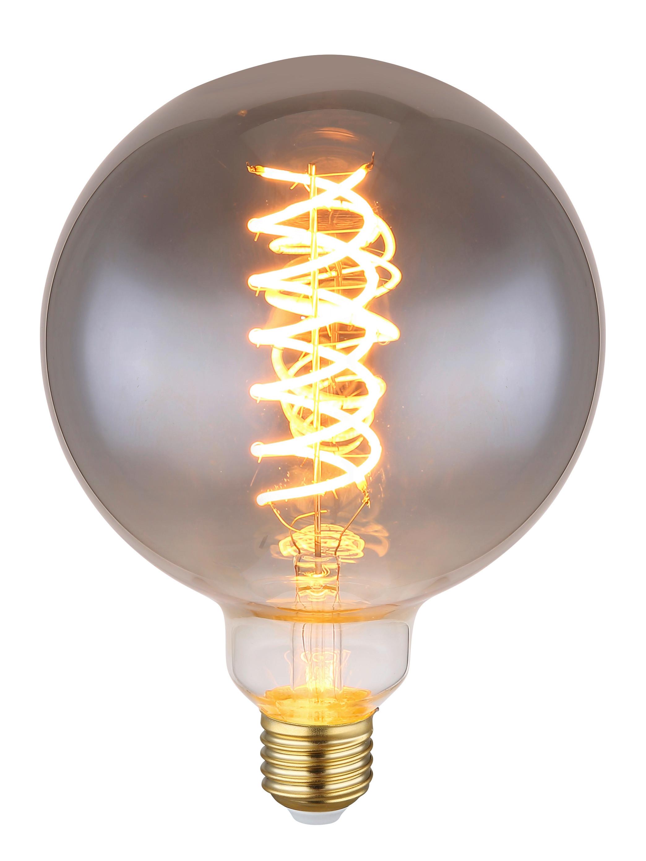 LED-Leuchtmittel 11404FS max. 8,5 Watt - Goldfarben, Glas/Metall (12,5/17,7cm) - Globo