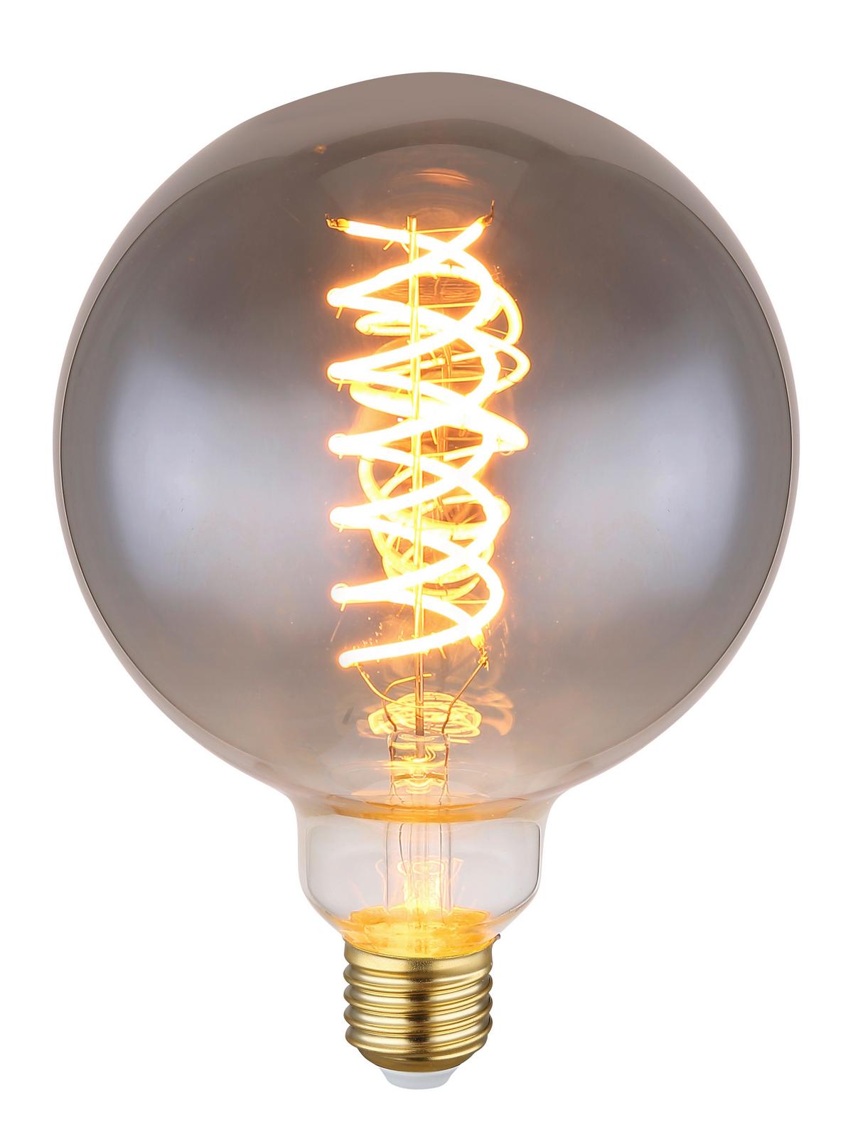 LED-Leuchtmittel 11404FS max. 8,5 Watt - Goldfarben, Glas/Metall (12,5/17,7cm) - Globo