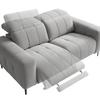 2,5-SITS SOFFA ALVARO - mörkgrå/grå, Modern, metall/trä (220/79/109cm) - Mömax