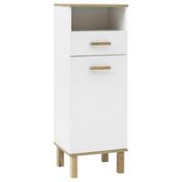 Midischrank Padua Weiß - Eichefarben/Weiß, MODERN, Holz/Holzwerkstoff (40,4/114,5/35,0cm) - MID.YOU