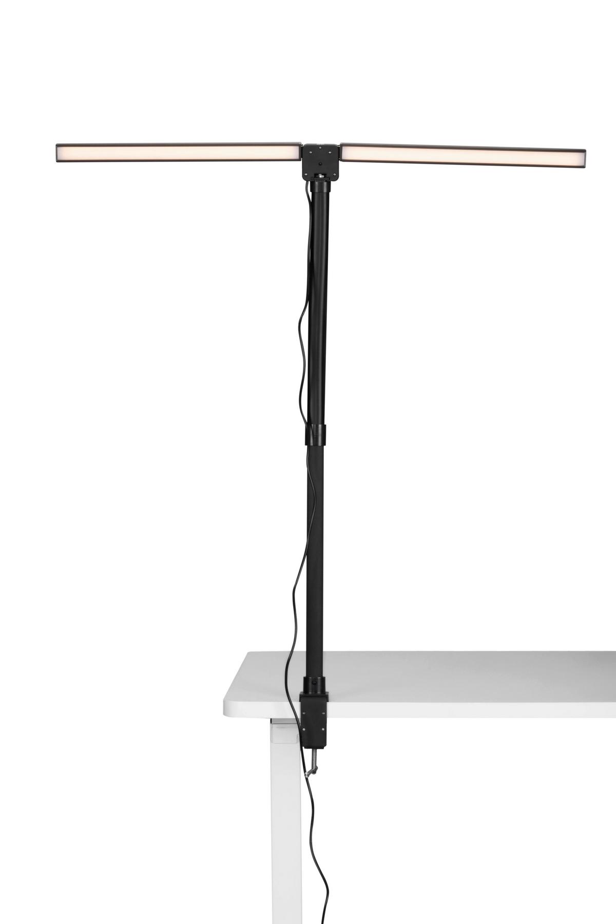 LAMPA ZACISKOWA LED HAYWARD *SBN* - czarny, Basics, tworzywo sztuczne/metal (80/35/71,5cm) - Novel