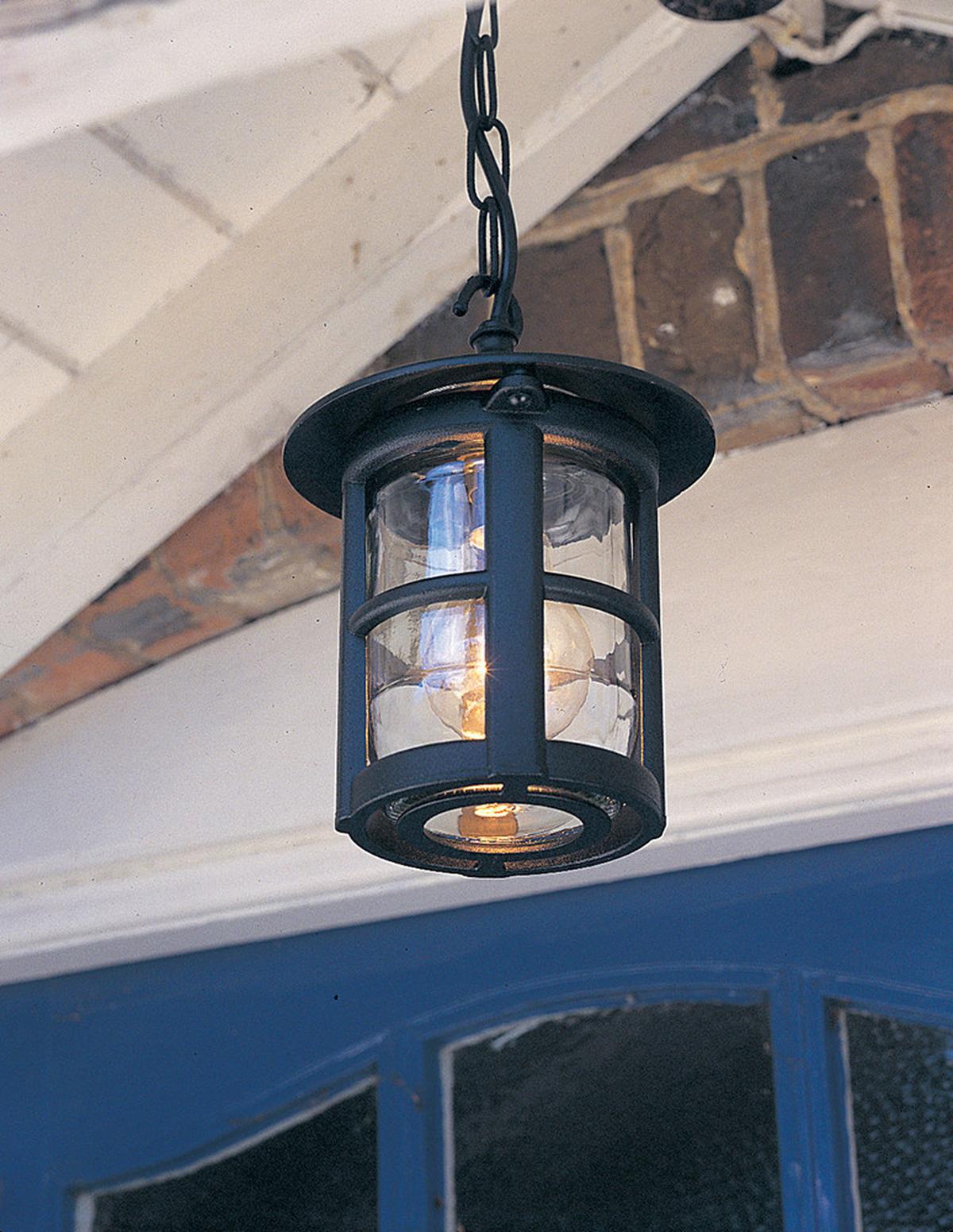 Kültéri Függőlámpa Bl21b-Black - fekete, Konventionell, üveg/fém (15/26cm) - Elstead Lighting