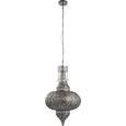 Pendelleuchte Sarala - Silberfarben, MODERN, Metall (42/170cm) - Modern Living
