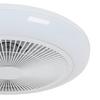 TAKFLÄKT OLIVER - vit/transparent, Modern, metall/plast (46/14,5/14,5cm) - Mömax