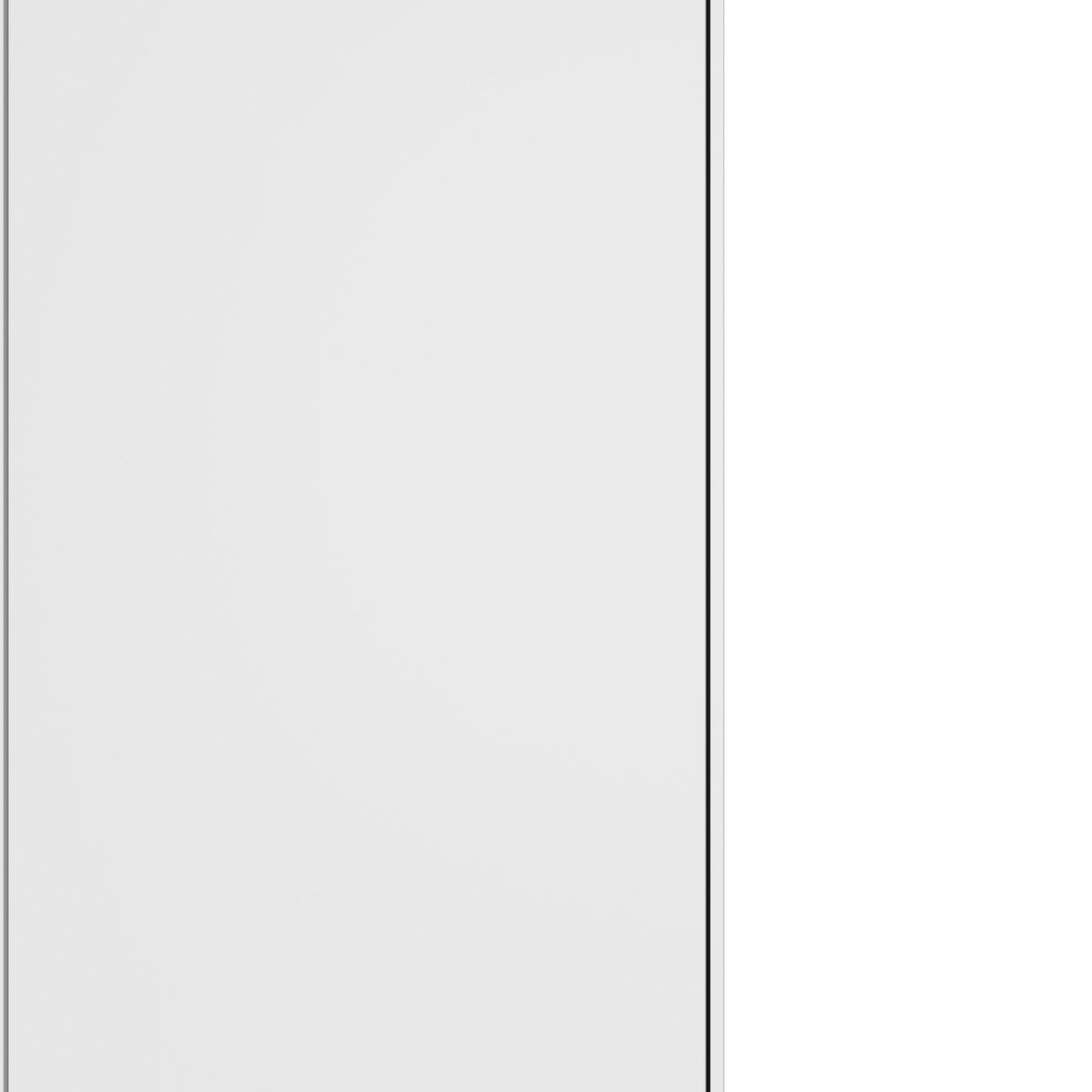 Drehtürenschrank Alex Weiß ca. 151x223x60 cm - Weiß, MODERN, Glas/Holzwerkstoff (151/223/60cm) - Bessagi Home