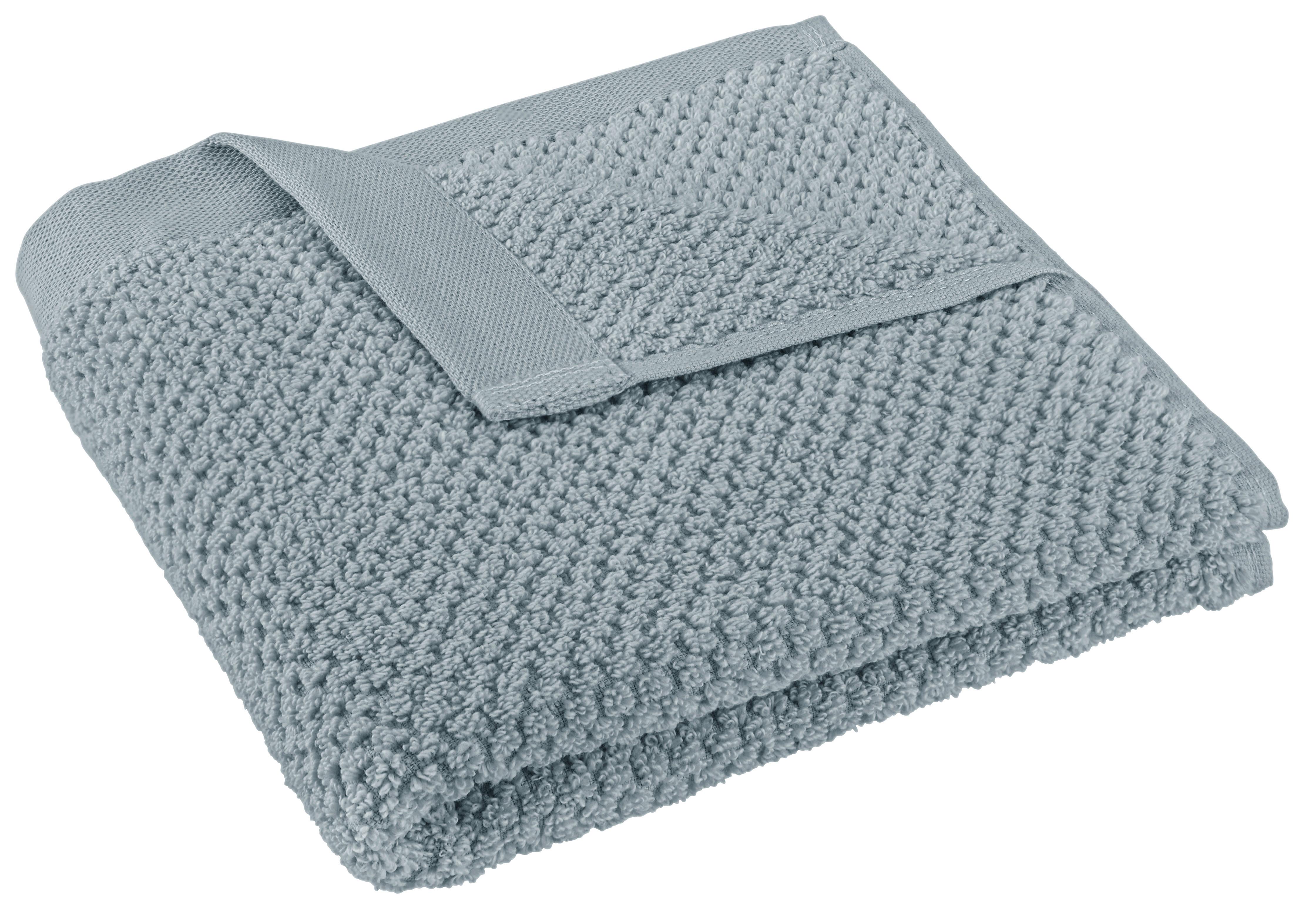 Handtuch Luise in Blau ca. 50x100cm - Blau, Konventionell, Textil (50/100cm) - Modern Living