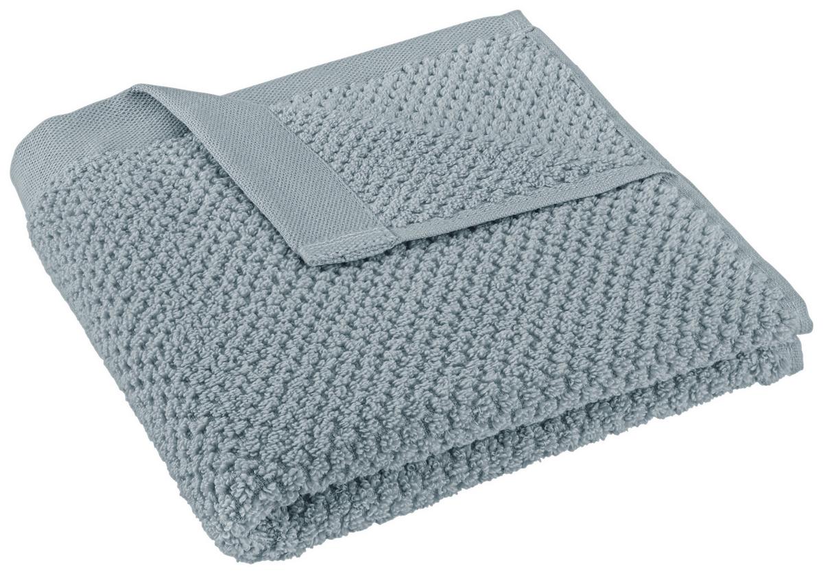 Kéztörlő Luise 50/100cm - kék, Konventionell, textil (50/100cm) - Modern Living