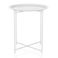 Mizica Allrund, Bela - bela, Moderno, kovina (46/52/46cm) - MID.YOU