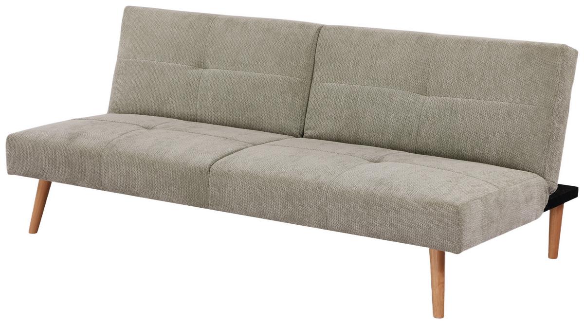 Sofa Jacky - prirodna boja/sivobraon, Moderno, drvo/tekstil (186/75/85cm) - Mömax