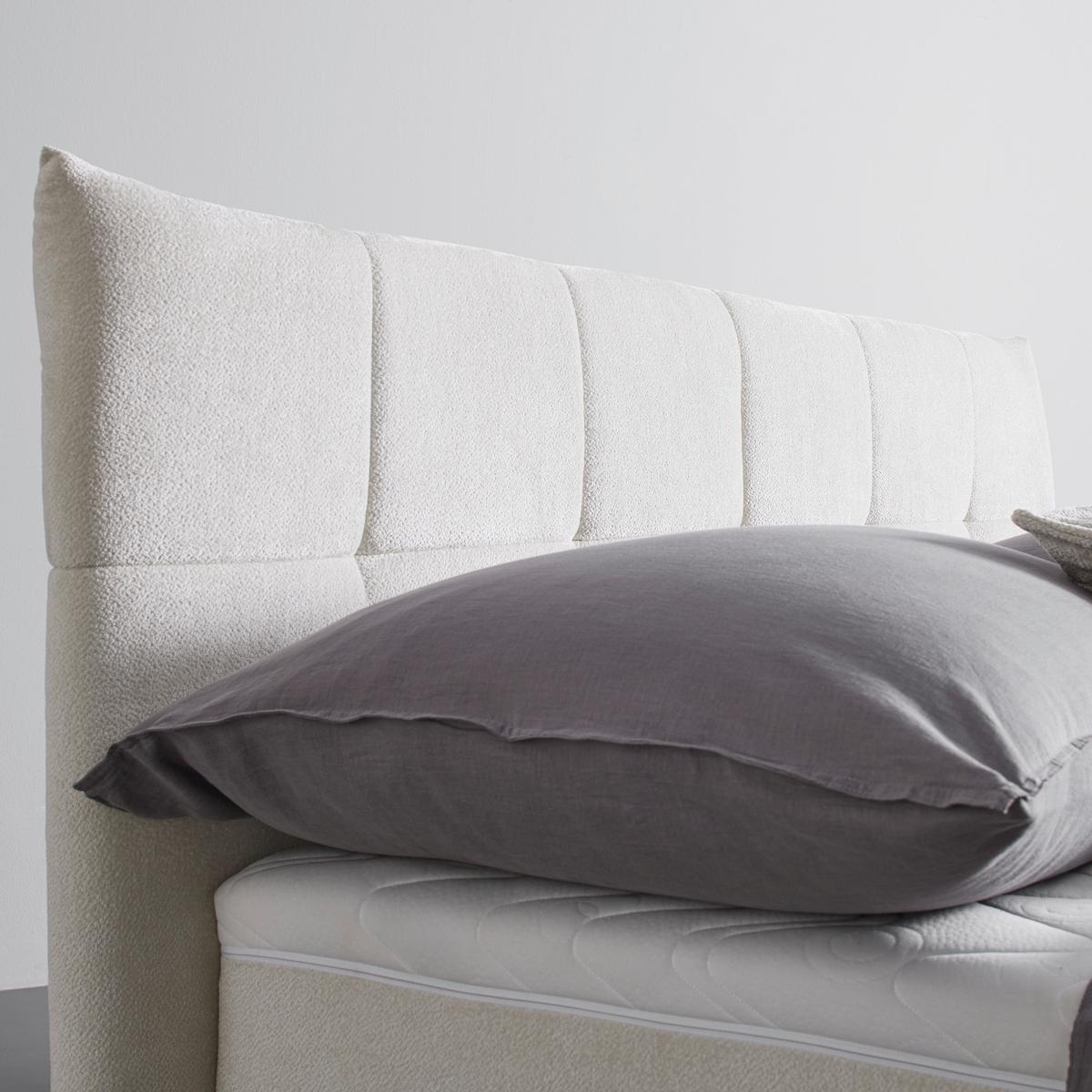 Boxbett Jolin in Creme ca. 180x200cm - Goldfarben/Creme, Holz/Holzwerkstoff (180/200cm) - Premium Living