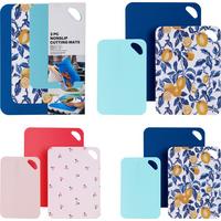 Vágódeszkakészlet 3db/csomag Cherry / Lemon - többszínű, műanyag