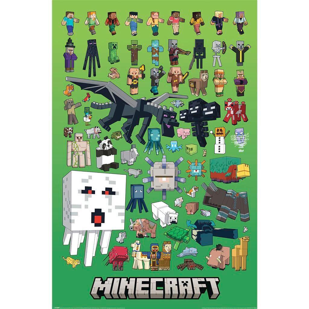 Poster Maxi Poster Minecraft - Papier (61/91,5cm)
