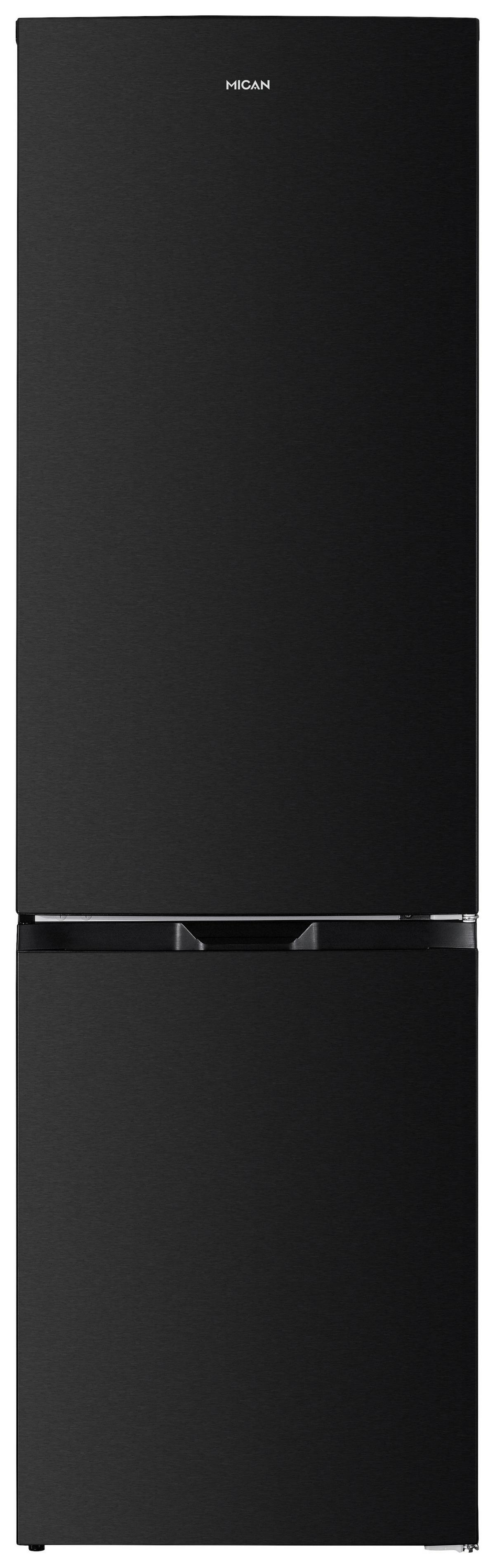 Kühl-Gefrier-Kombination SKHBMF55NFSD Schwarz - Schwarz, Basics, Glas/Metall (60/180/54cm) - Mican