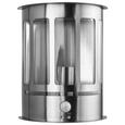 Außenleuchte max. 60 Watt mit Bewegungsmelder 'Sylvie' - Edelstahlfarben, MODERN, Metall (20/10,9/24cm) - Bessagi Garden Außenleuchte max. 60 Watt mit Bewegungsmelder 'Sylvie' - Edelstahlfarben, MODERN, Metall (20/10,9/24cm) - Bessagi Garden