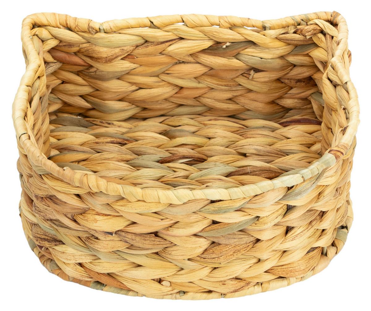 Coș decorativ Moni - culoare natur, Modern, materiale naturale (25/22,5/10cm) - Mömax