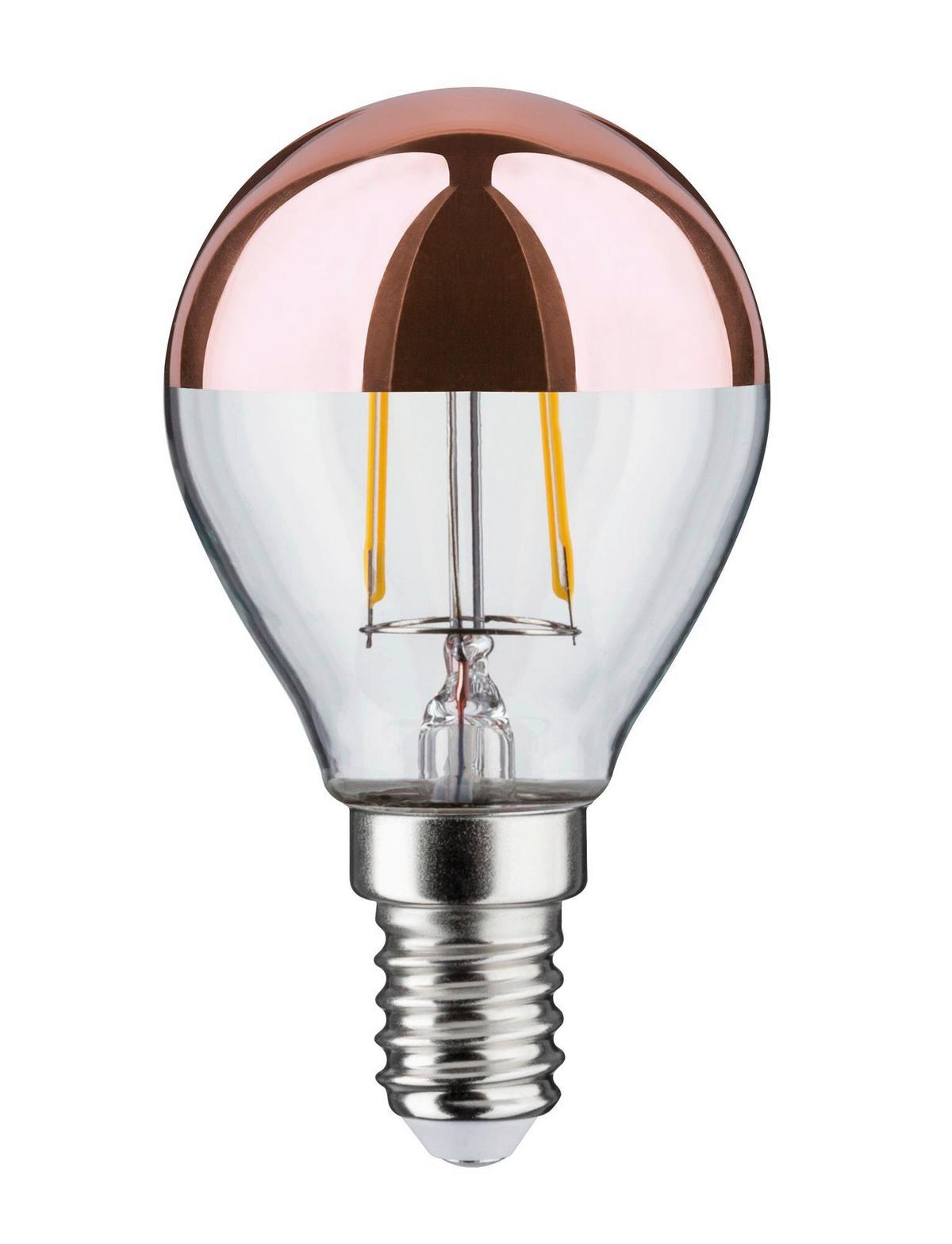LED-Leuchtmittel 28665 max. 2,6 Watt - Klar/Kupferfarben, Basics, Glas (7,8cm) - Paulmann