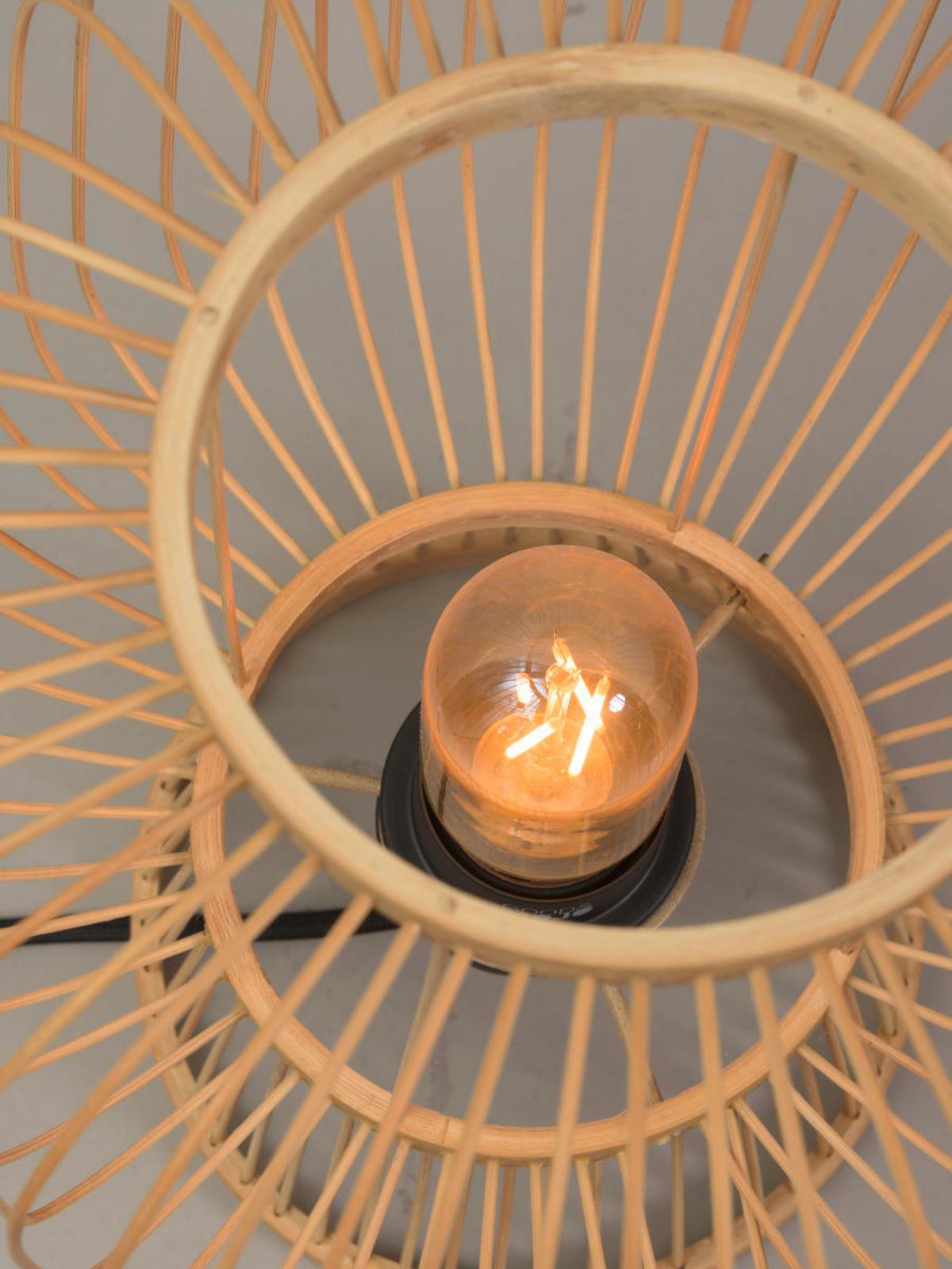 Namizna Svetilka Cango, Naravna Barva - naravne barve, Trend (26/30cm) - Good & Mojo