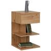 SÄNGBORD SUN - ekfärgad, Modern, trämaterial (39/65/39cm) - Mömax