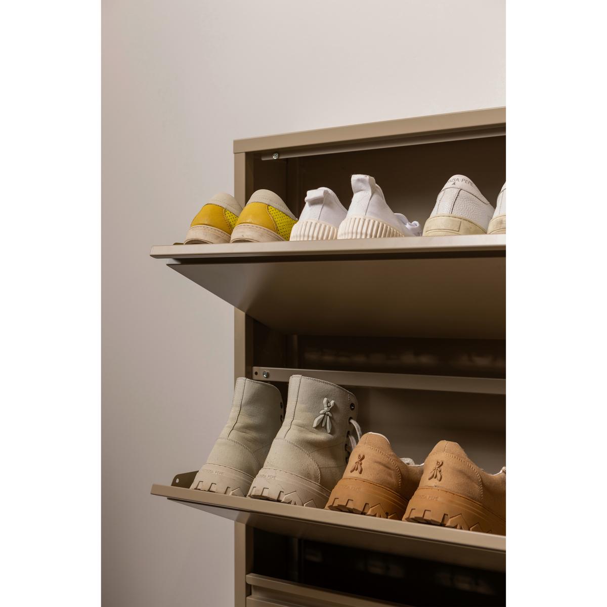 Schuhkipper Sabine Sandfarben B: 66 cm - Sandfarben, Design, Metall (66/103/16cm) - Livetastic