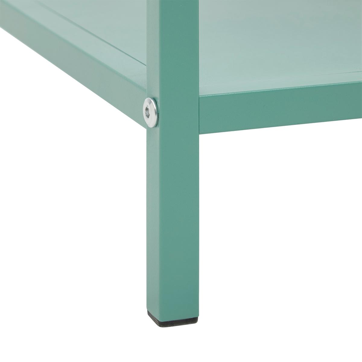 Etajeră HAVANNA - verde, Modern, metal/material pe bază de lemn (60/113/33cm) - Modern Living