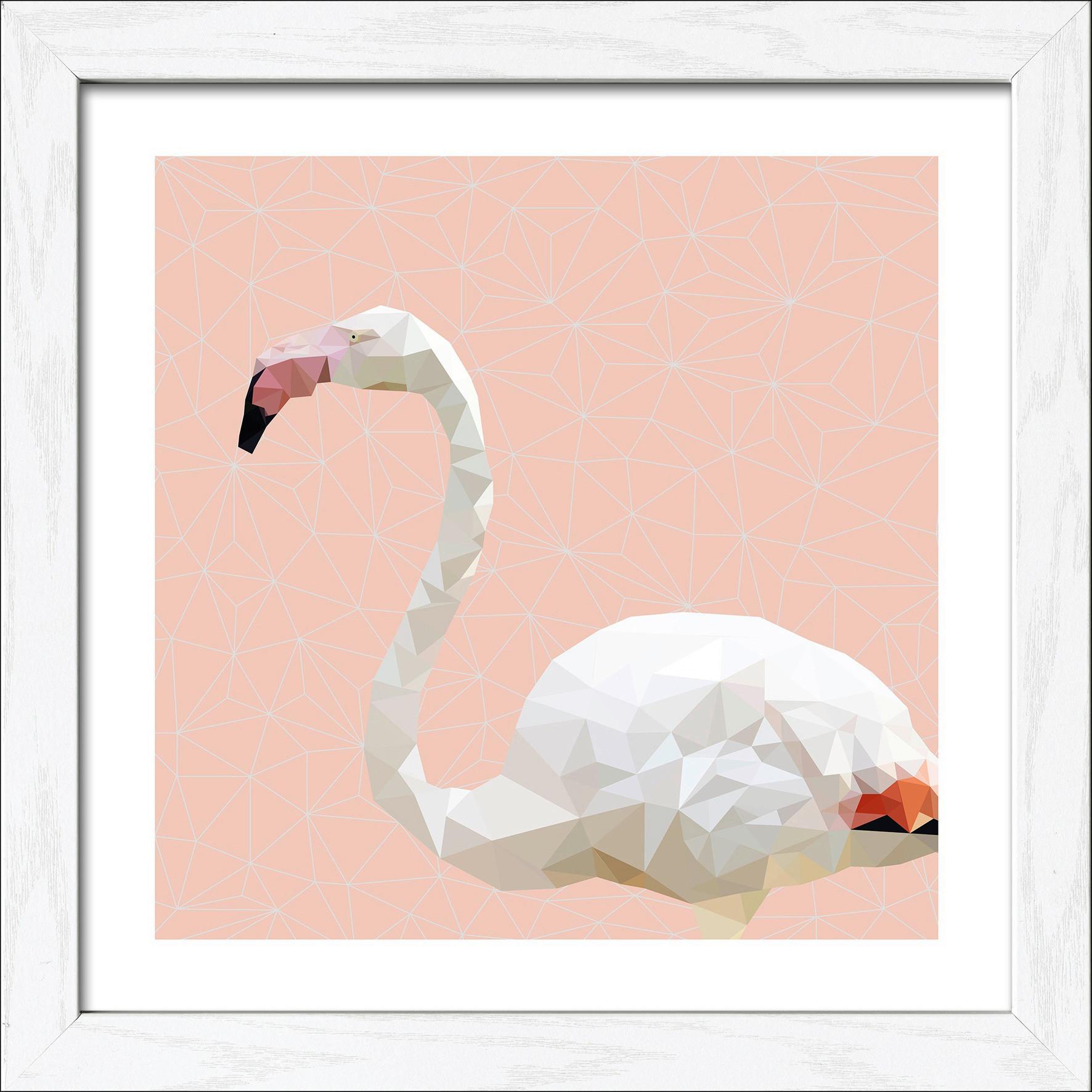 Bild Chloe ca. 35x35cm - Multicolor, MODERN, Holzwerkstoff (35/3,2/35cm)