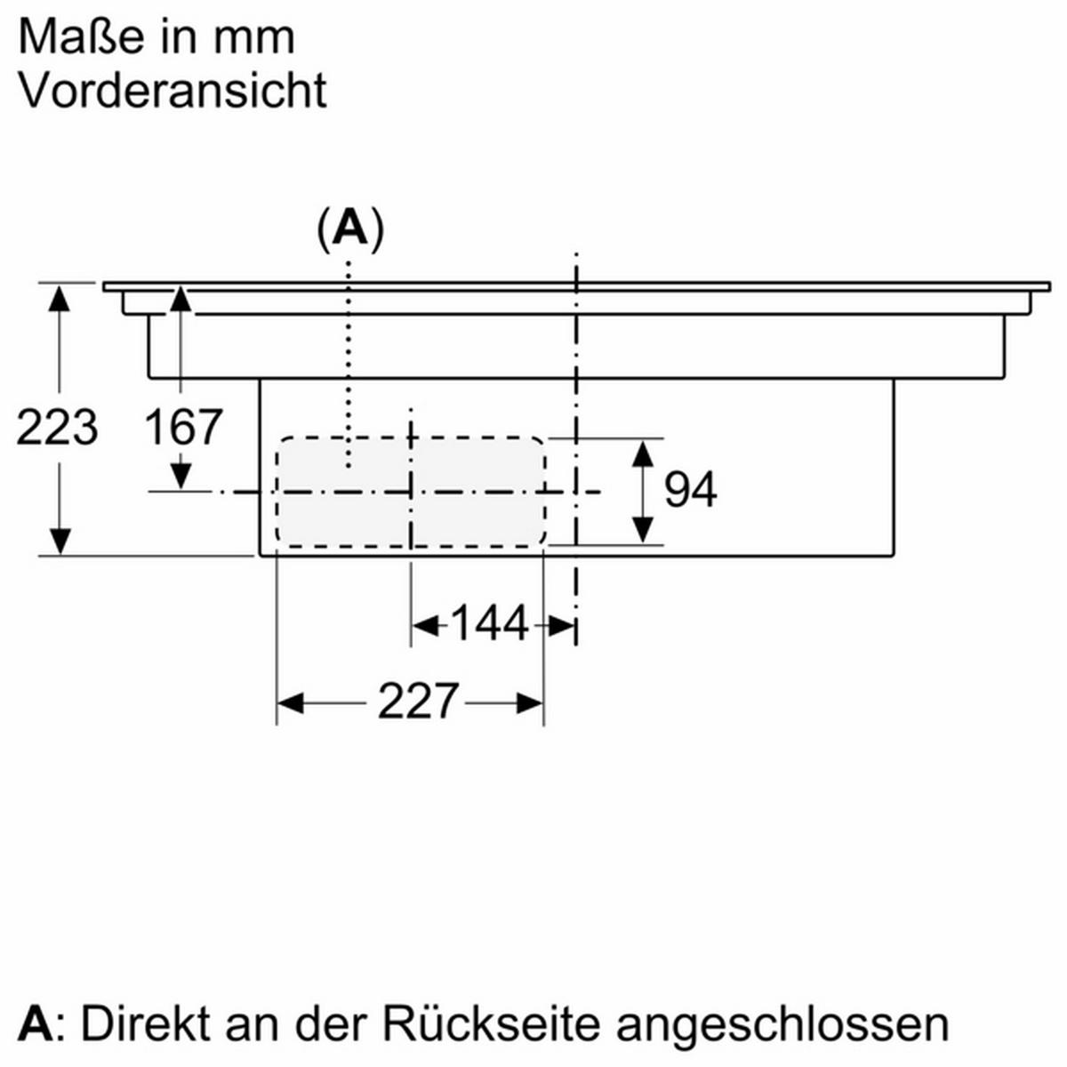 Kochfeld-Dunstabzug-Kombi PVQ895H26E - KONVENTIONELL (81,6/22,3/52,7cm) - Bosch