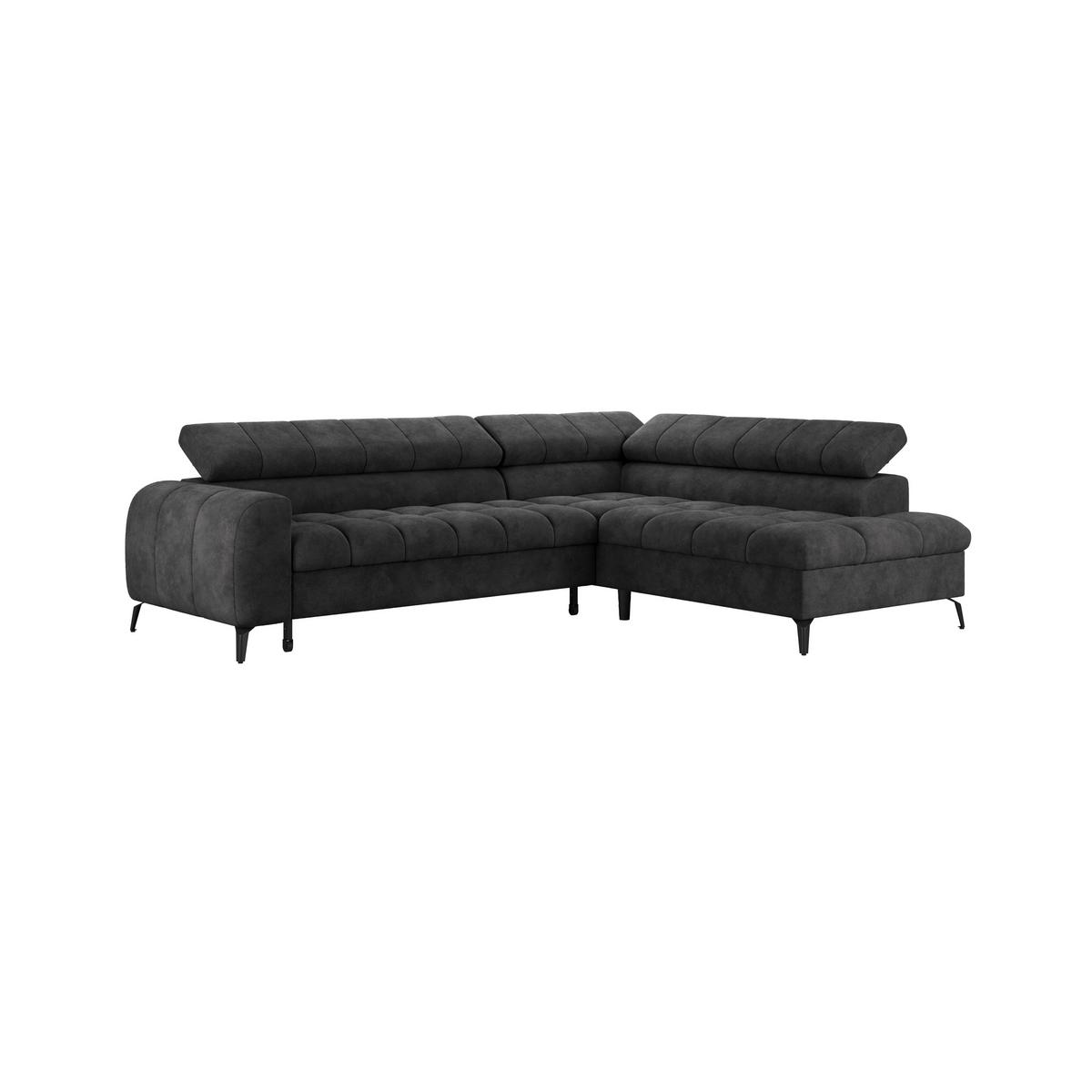 Coltar VOLF - negru, Trend, plastic/textil (261/203cm) - Modern Living