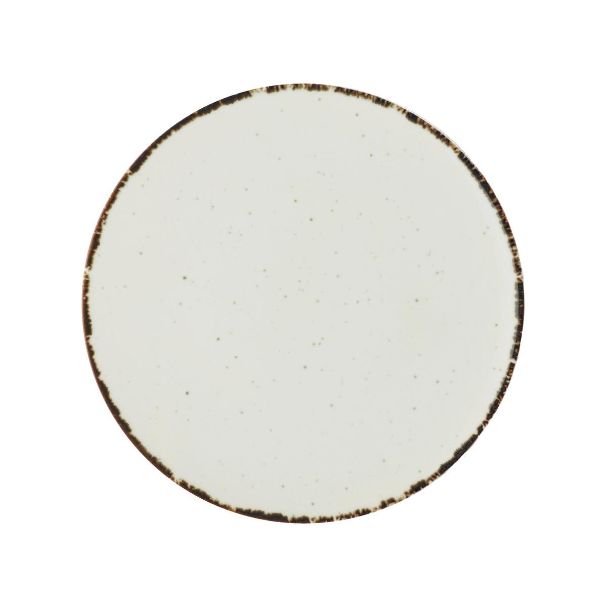 TALERZ OBIADOWY URBAN LIFE - biały, Lifestyle, ceramika (28cm) - Landscape