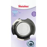 Lefolyószűrő Inox - fém (11,5/11,5/2cm) - Metaltex