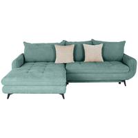 Coltar WAVE - bej/turcoaz, Modern, textil (189/266cm) - Modern Living