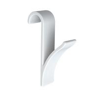 Cârlig Haken - alb, Konventionell, plastic (2,5/10,5/7cm) - Wenko