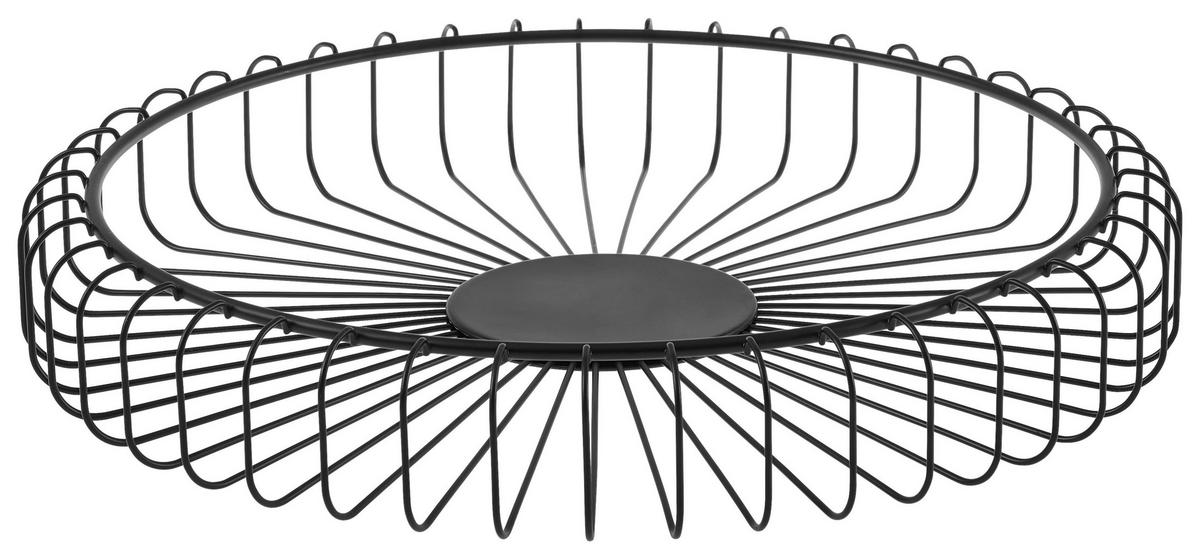 KOSZ NA OWOCE 97253 BLOMUS - czarny, Basics, metal (37/6cm) - Blomus