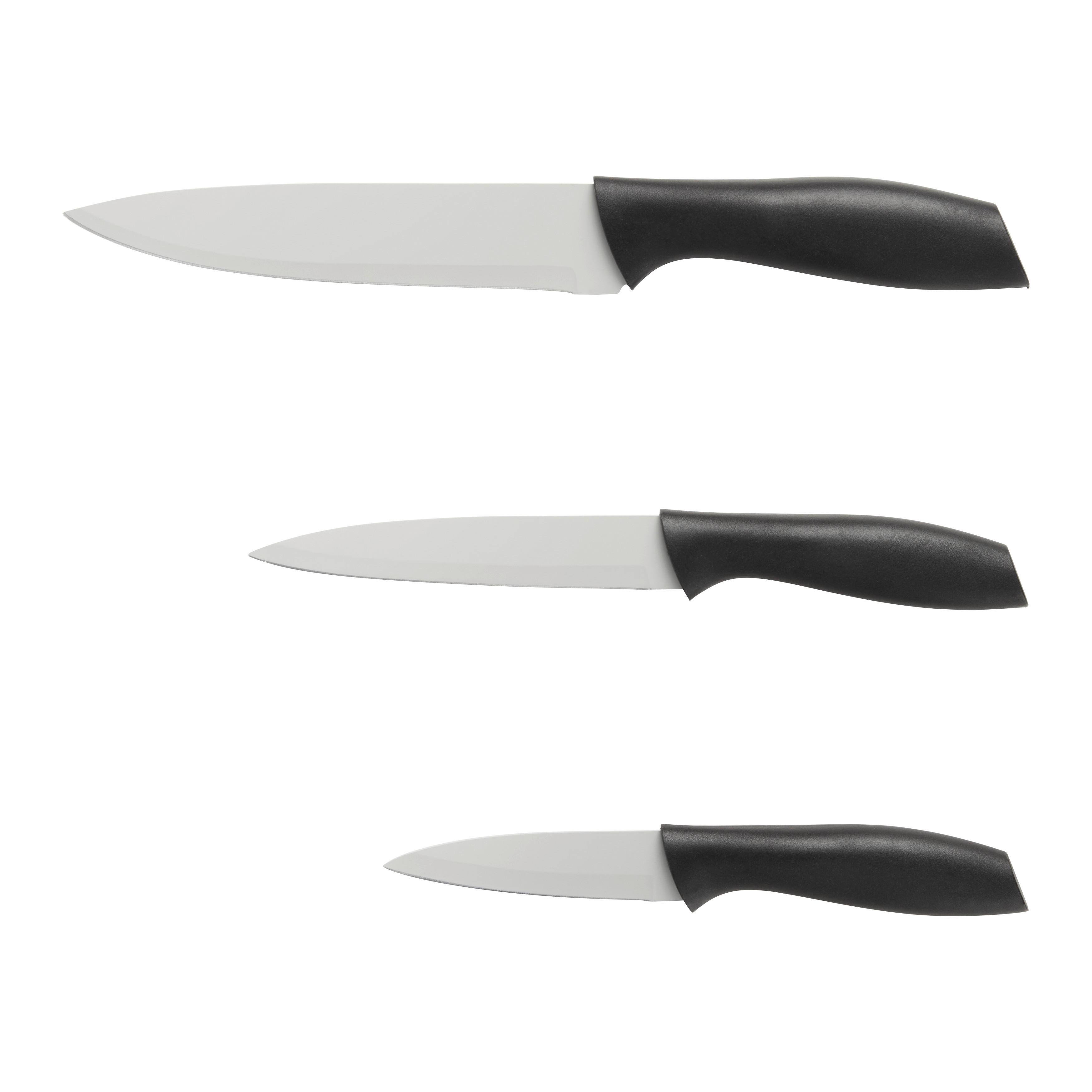 Set Noževa 3/1 Jüirgen -Based- - siva/crna, Konvencionalno, metal/plastika (30cm) - Best Price