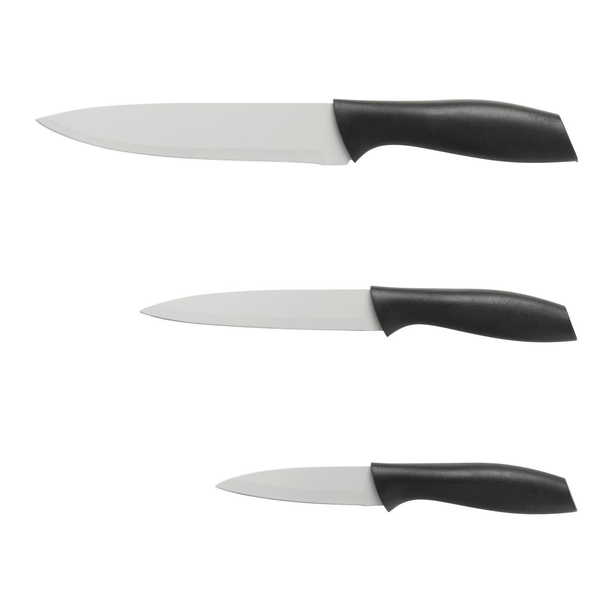 Késkészlet Jürgen - fekete/szürke, Konventionell, fém (30cm) - Best Price