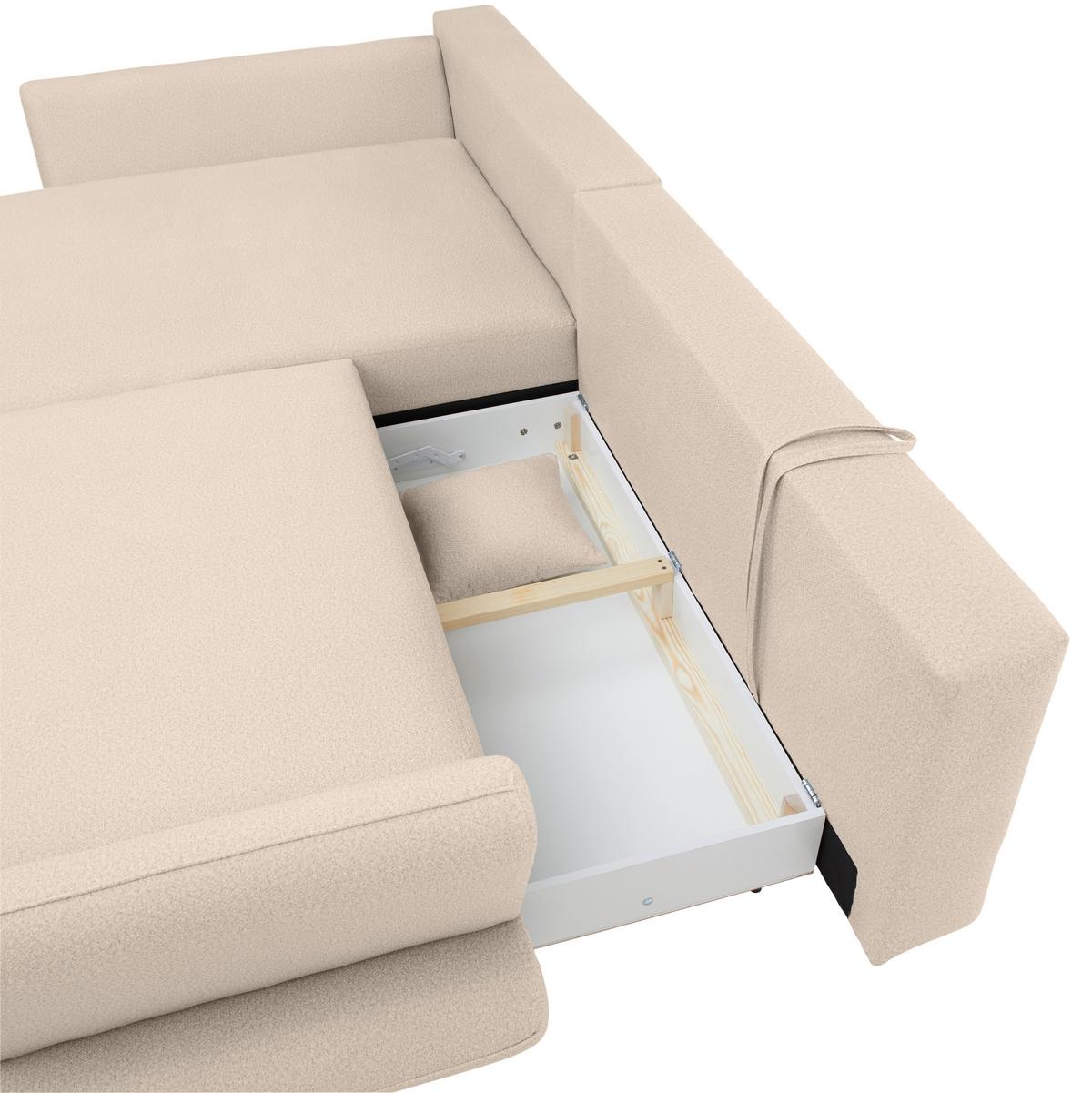 Coltar MONTE - bej, Modern, textil (181/283cm) - Premium Living