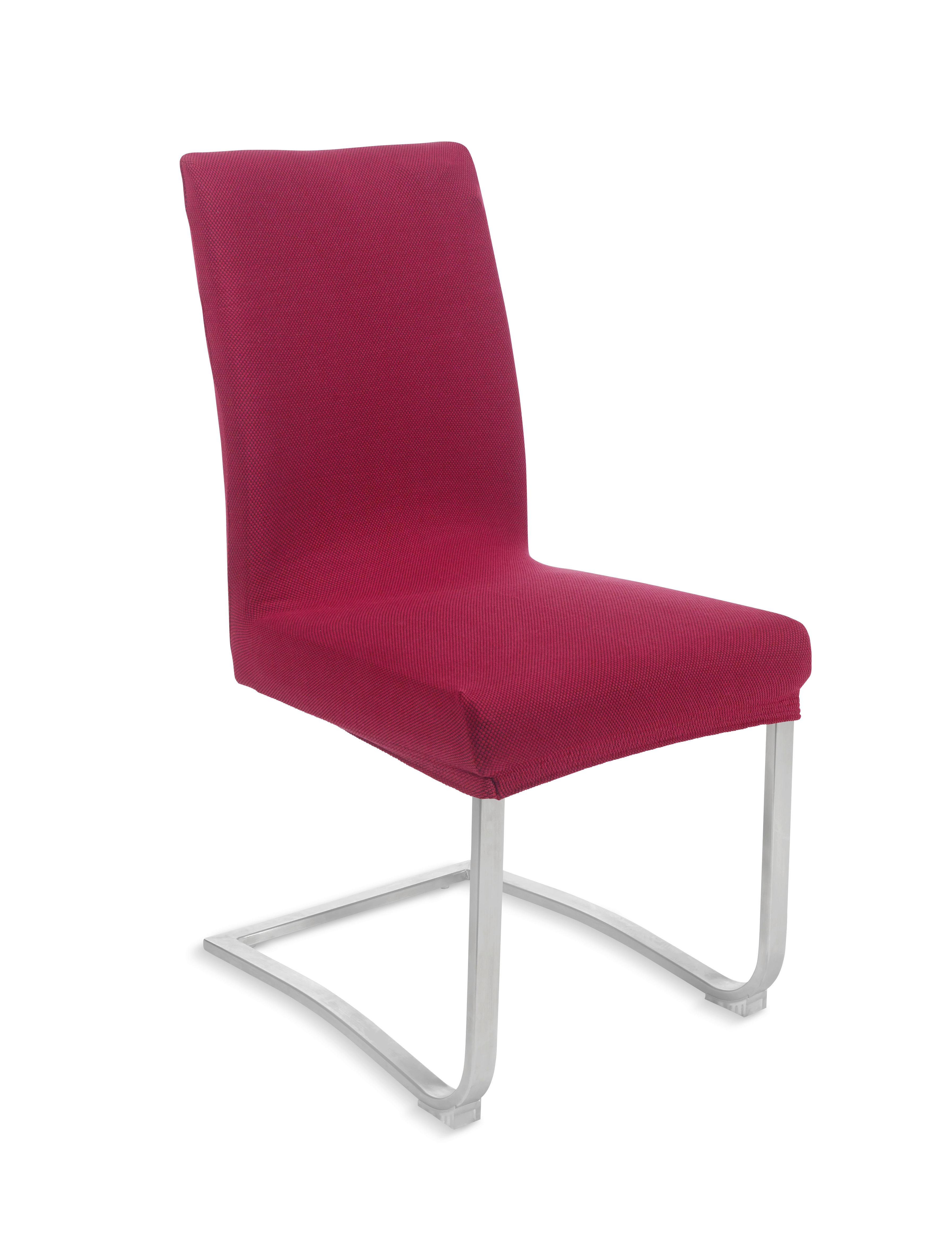 Székhuzat Dominik - piros, textil (48/64/48cm) - Modern Living