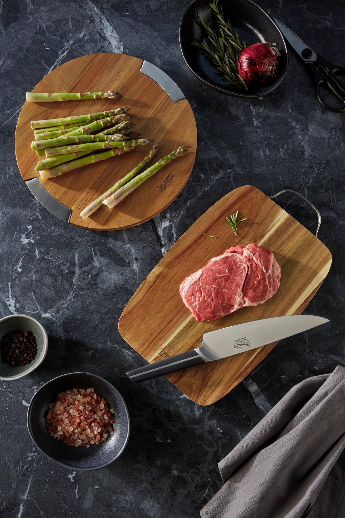 Deska Za Rezanje Profi Line - barve akacije, Konvencionalno, kovina/les (37/23/3cm) - Gourmesto