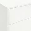 SIDEBOARD AMBER - Weiß, MODERN, Holzwerkstoff/Metall (120/80/40cm) - Bessagi Home