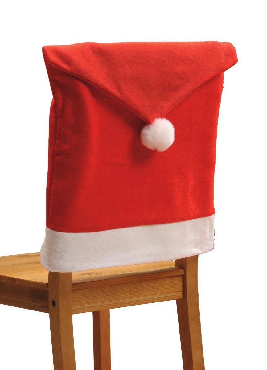 Székdekor X-Mas - piros/fehér, textil (40/60cm) - Modern Living
