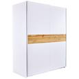 Omara Z Drsnimi Vrati Basic 4 - aluminij/bela, Konvencionalno, kovina/leseni material (170/195/60cm) - Mömax modern living Omara Z Drsnimi Vrati Basic 4 - aluminij/bela, Konvencionalno, kovina/leseni material (170/195/60cm) - Mömax modern living