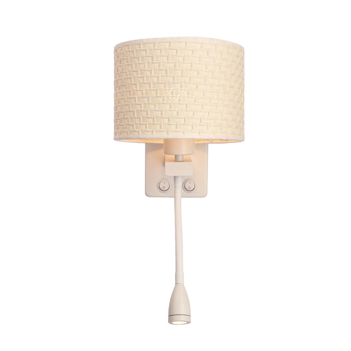 Zidna Svjetiljka Polo - bijela/krem, Basics, metal/plastika (18/22/44cm)