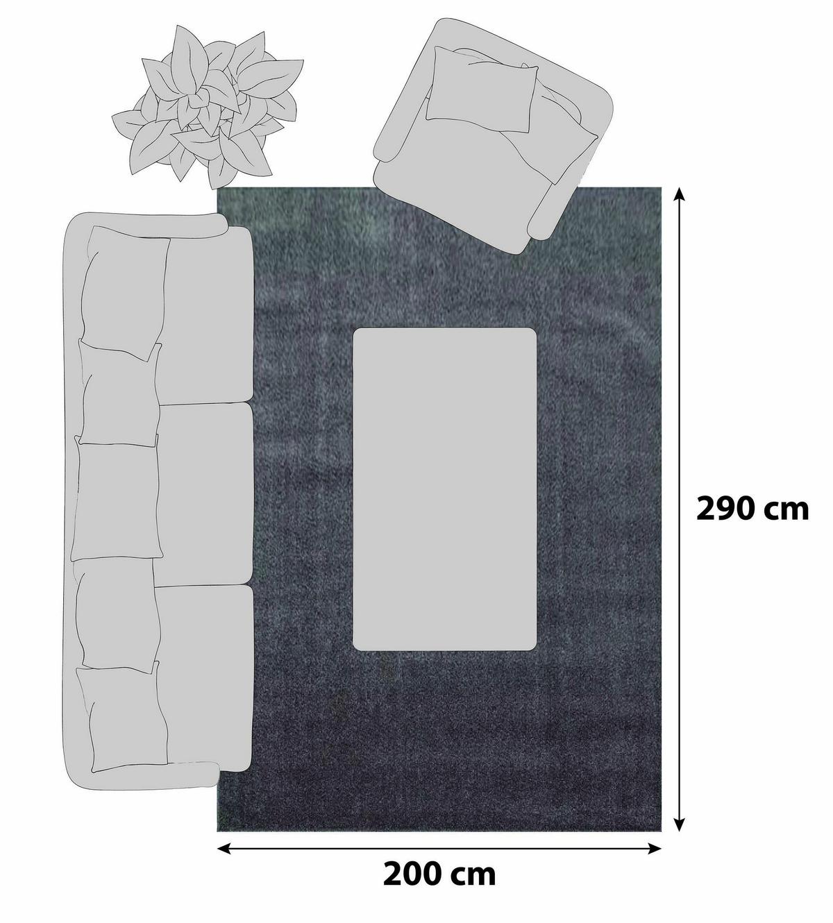 Preproga Z Visokim Florom Ata, Svetlo Rjava, 200x290cm - svetlo rjava, Design, tekstil (200/290cm) - Novel