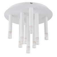 Stropna Svjetiljka Bijela Boja - bijela/prozirno, Design, metal/plastika (34/29,6cm) - Globo